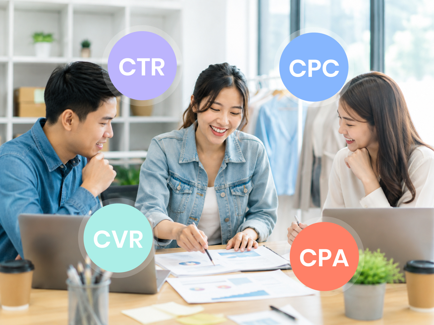 AutoTurn 分析報表 CTR CPC 轉換率與 CPA 指標